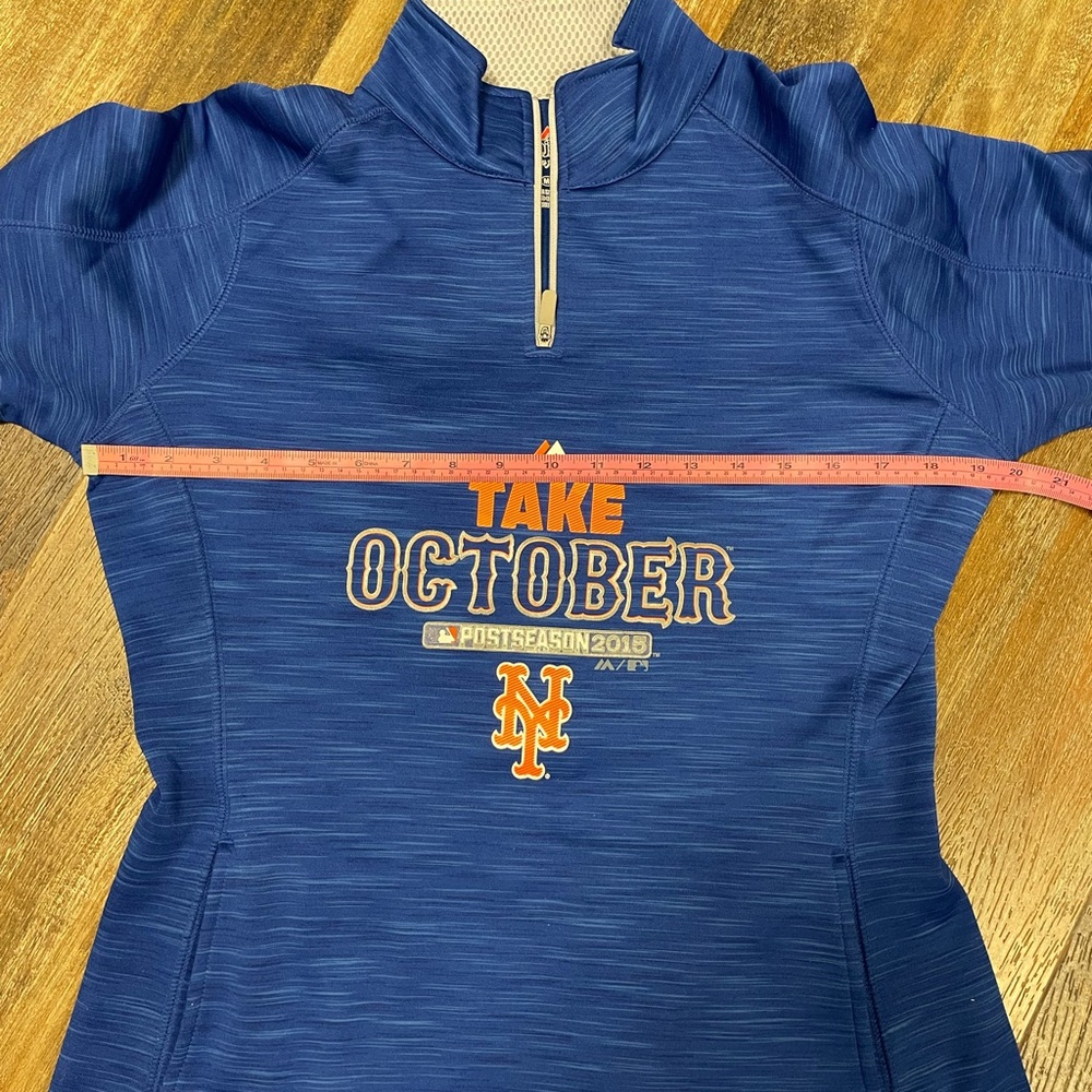 Majestic Women’s NY Mets 1/4 Zip Therma Fleece size Medium - Picture 6 of 9